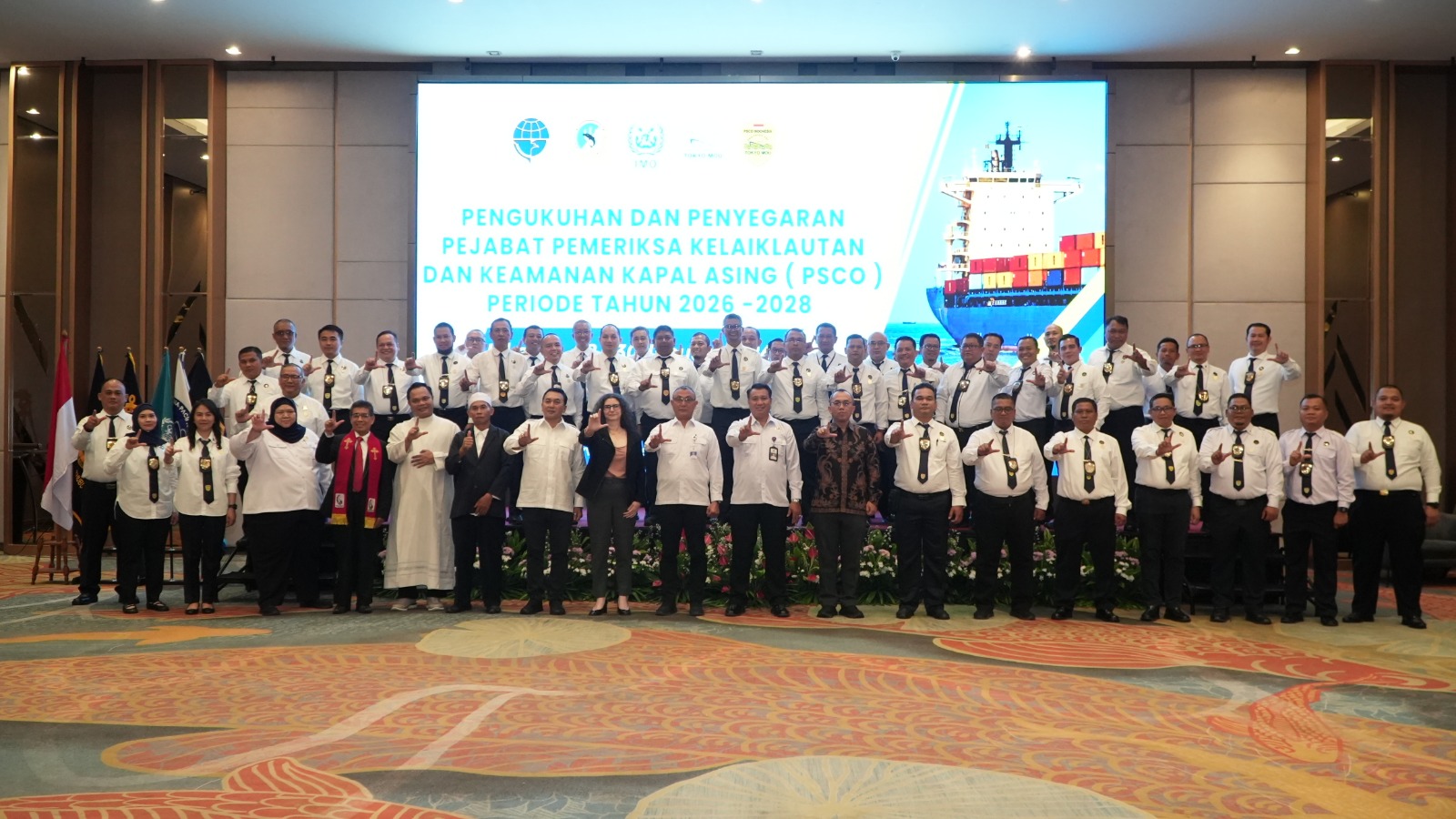 Kemenhub mengukuhkan dan merevalidasi Port State Control Officer untuk pengawasan keselamatan pelayaran