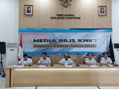 Investigator KNKT Dwi Bakti Permana rilis data kecelakaan LLAJ 2025 di Jakarta