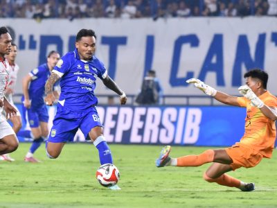 Masuk sebagai pemain pengganti, Sadil Ramdani memantapkan kemenangan Persib dengan menecetak gol kedua pada menit ke-83