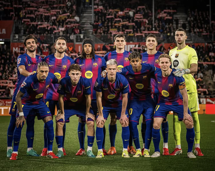 Skuad Barcelona/Foto: Instagram Barcelona FC