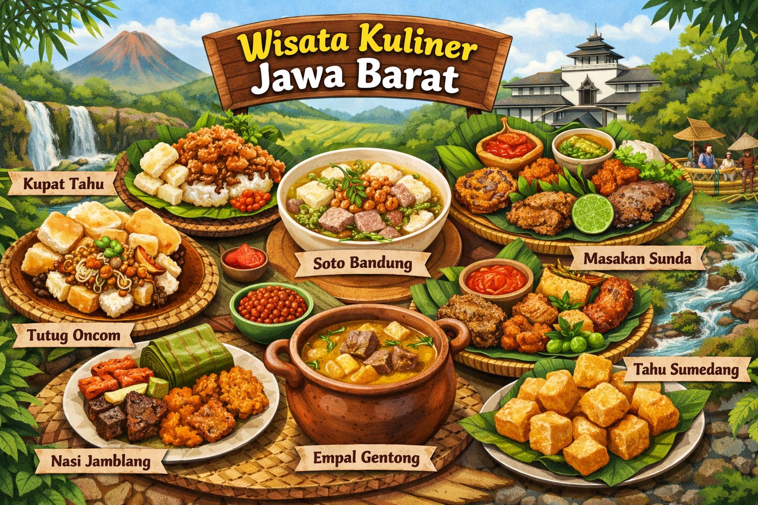 Wisata kuliner Jawa barat: Kupat Tahu Simgaparna
