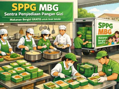 Ilustrasi SPPG MBG/Ilustrasi: Indoragamnewscom