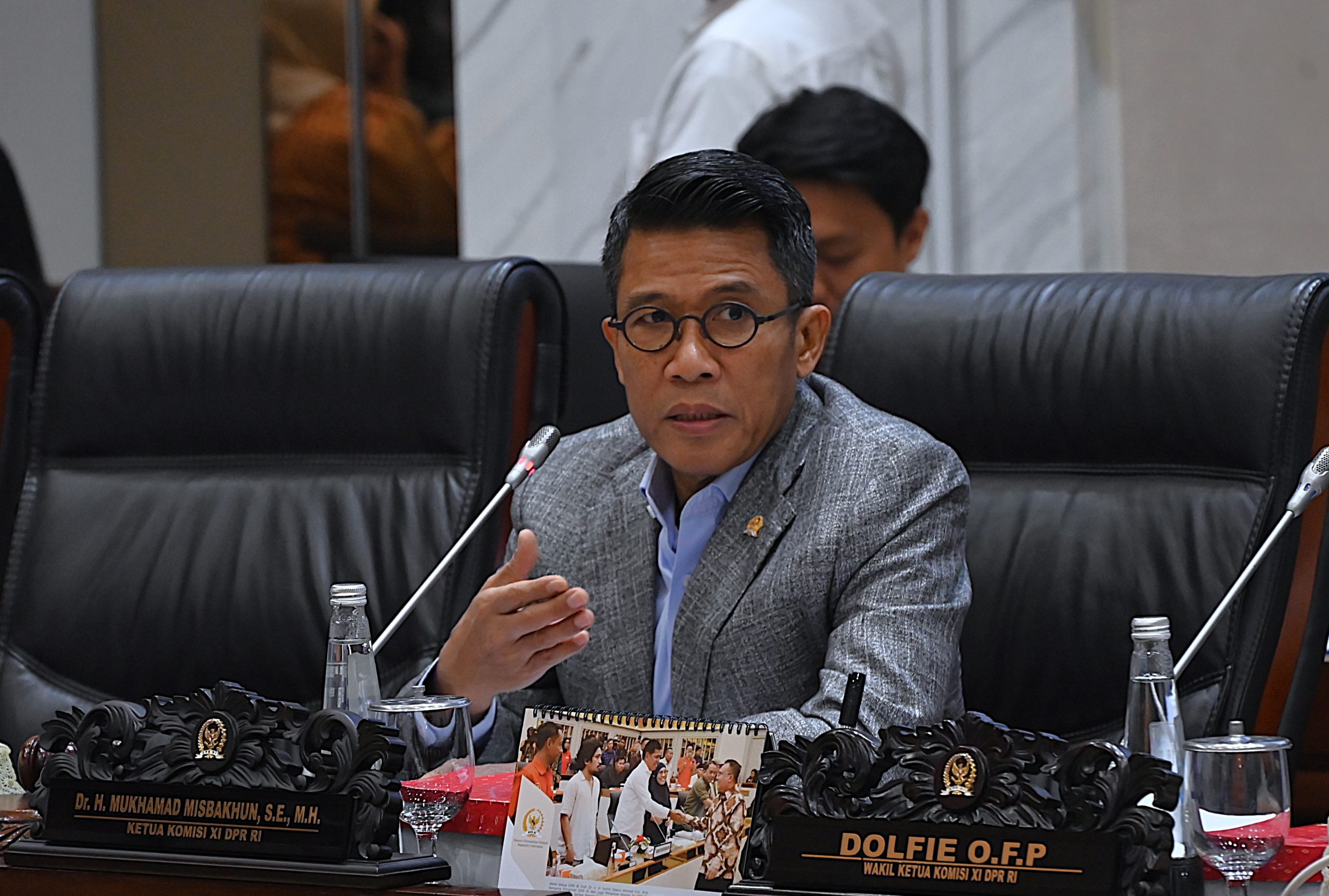 Ketua Komisi XI DPR RI Mukhamad Misbakhun fit and proper test terhadap sejumlah Calon Anggota Badan Supervisi Lembaga Penjamin Simpanan (BS LPS)