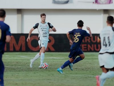 Bek Persija Jakarta Paulo Ricardo saat menjalani pertandingan bersama Macan Kemayoran