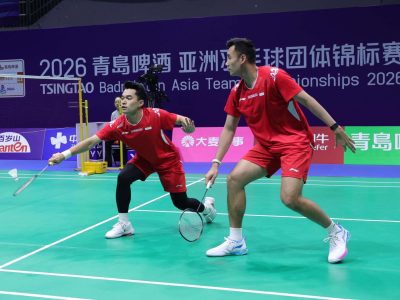 Leo Rolly Carnando/Bagas Maulana di Badminton Asia Team Championships (BATC) 2026