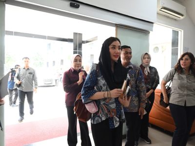 Novita Hardini saat kunjungan kerja Komisi VII DPR RI di Balai Diklat Industri Medan membahas mahalnya harga gas industri