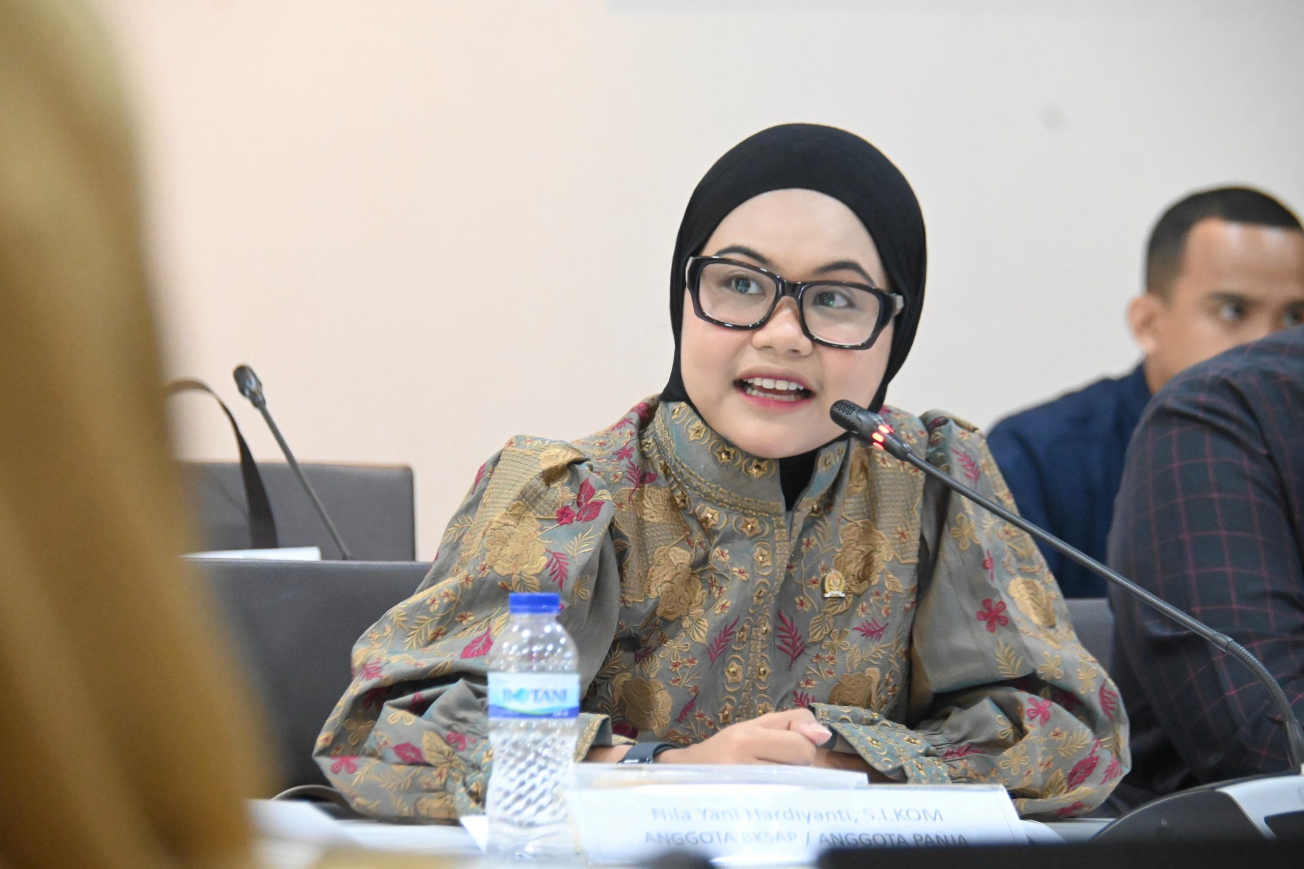 Anggota DPR RI Nila Yani Hardiyanti berbicara tentang pemanfaatan AI perikanan untuk mendukung nelayan kecil dan ketahanan pangan nasional.