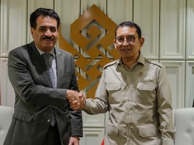 Menteri Kebudayaan Fadli Zon saat menerima kunjungan Duta Besar Republik Yaman Salem Ahmed Abdulrahman Balfakeeh di Jakarta