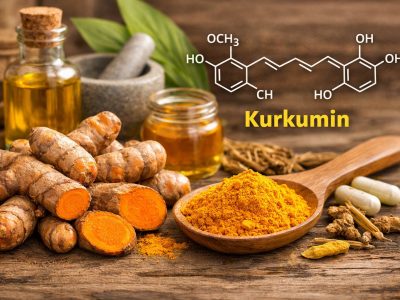 Ilustrasi Rimpang kunyit segar yang kaya akan kandungan kurkumin untuk pengobatan tradisional dan kesehatan tubuh.