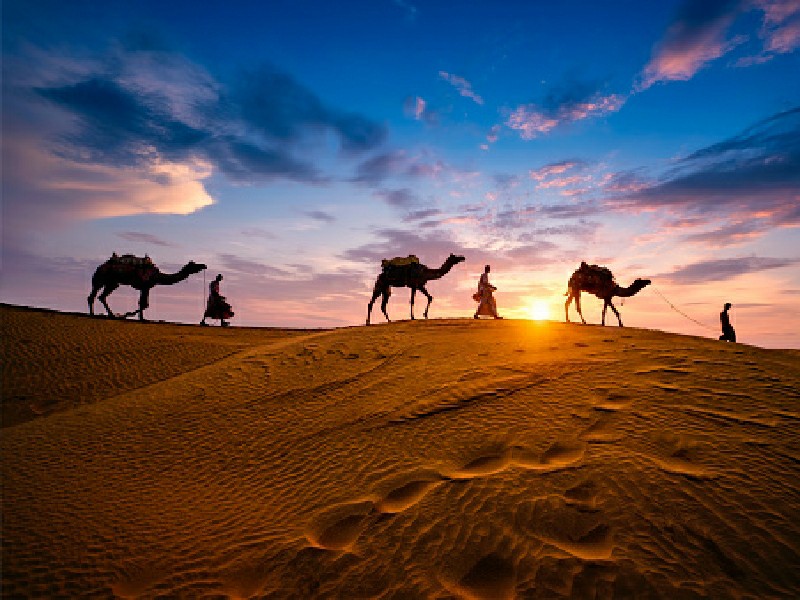 Ilustrasi keteguhan hati para sahabat Nabi Muhammad SAW dalam menjalankan ibadah puasa Ramadan.