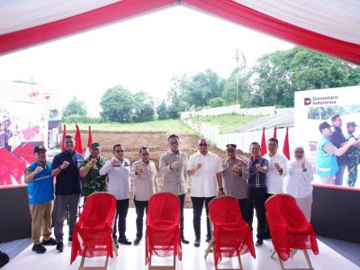 Pembangunan 80 unit hunian tetap Danantara di Rambatan, Tanah Datar resmi dimulai/Foto: Media Center Tanah Datar