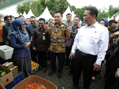 Menteri Pertanian, Andi Amran memastikan ketersediaan dan stabilitas kebutuhan pokok masyarakat menjelang Hari Raya Idulfitri 2026 dalam kondisi aman dan terkendali/Foto: Humas Kementan