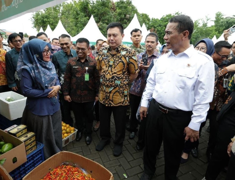 Menteri Pertanian, Andi Amran memastikan ketersediaan dan stabilitas kebutuhan pokok masyarakat menjelang Hari Raya Idulfitri 2026 dalam kondisi aman dan terkendali/Foto: Humas Kementan