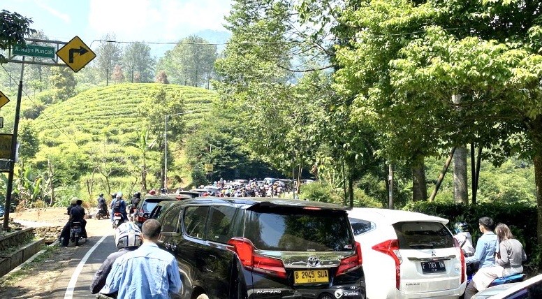 Terburuk sepanjang long weekend (libur panjang), Jumat 14 September 2024, kemacetan parah 14 jam terjadi di jalur Puncak Cipanas, Cianjur, yang mengarah ke Puncak Bogor/Foto: Istimewa
