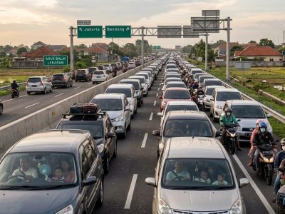 Ilustrasi arus balik lebaran 2026/Ilustrasi: indoragamnewscom