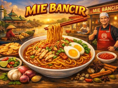 Mie bancir, kuliner khas Banjarmasin dengan kuah nanggung kaya rempah. Simak sejarah, bumbu khas soto Banjar, dan tempat legendaris menikmatinya.