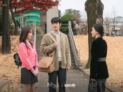 Adegan Park Jin Hee, Kim Kyung Bo, dan Chun Hee Joo dalam drama Korea Pearl in Red episode 8