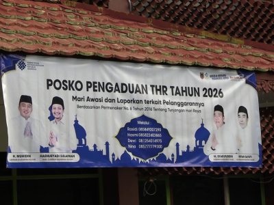 Posko Aduan THR Kalimantan Selatan/Foto: Istimewa