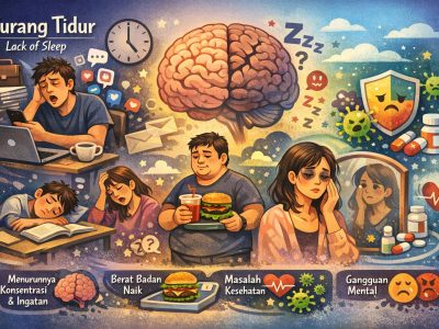 Kurang tidur sebabkan sulit konsentrasi, mudah lupa, berat badan naik, hingga risiko diabetes dan jantung