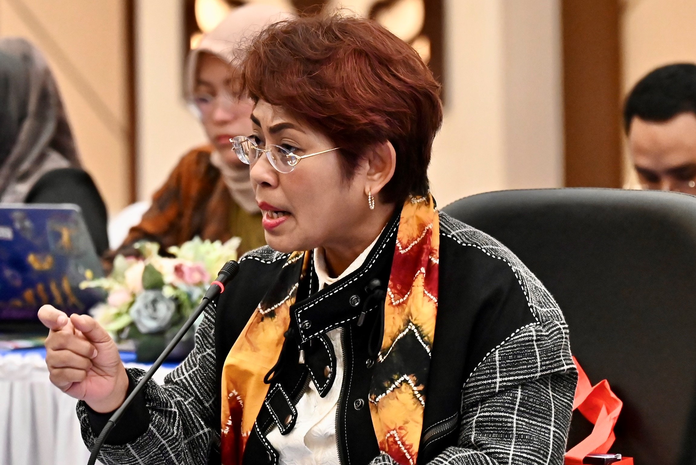 Anggota Komisi III DPR RI, Mercy Chriesty Barends, dalam Kunjungan Kerja Reses Komisi III DPR RI ke Kalimantan Selatan, Rabu (4/3/2026)/Foto: Humas DPR RI