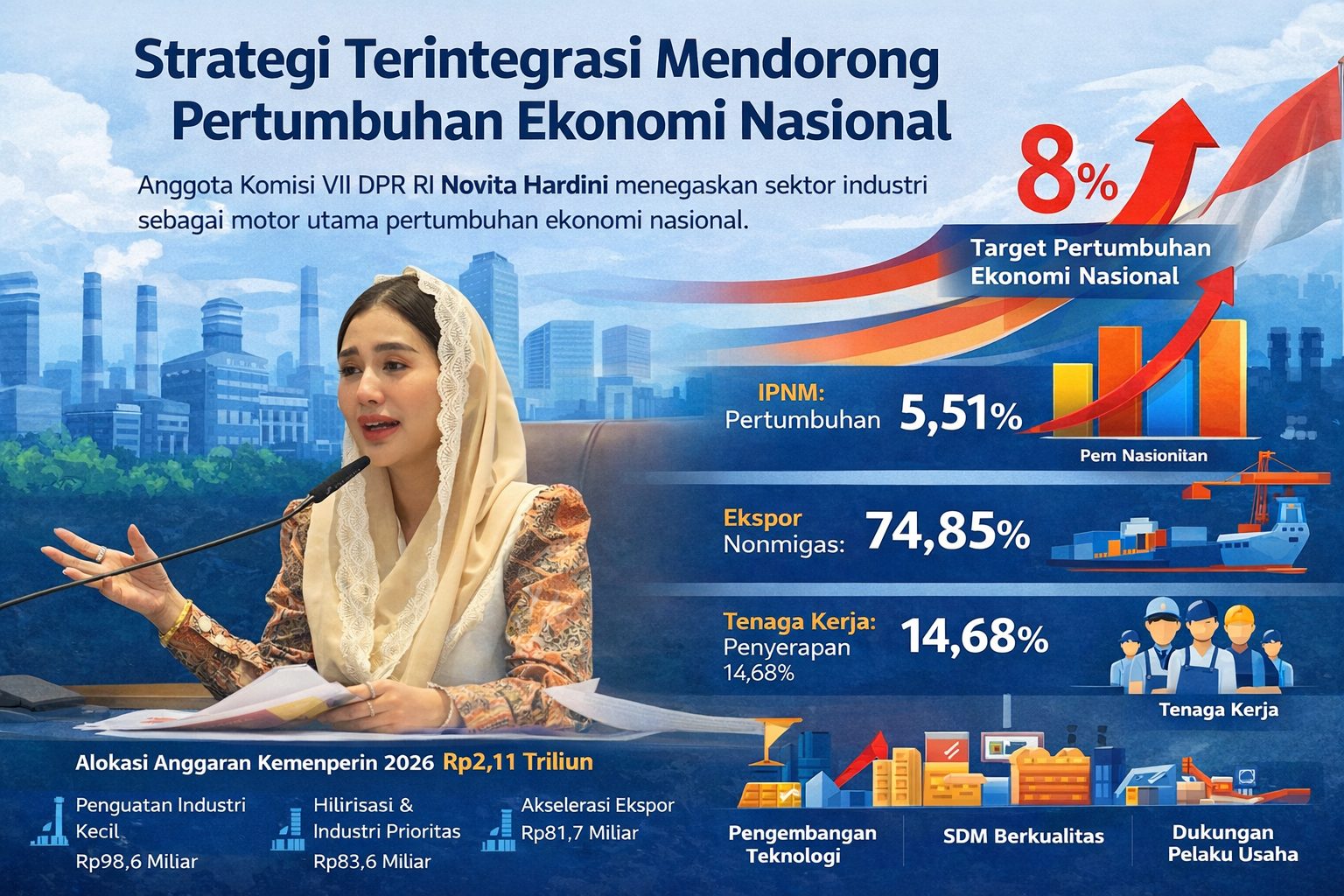 Anggota Komisi VII DPR RI Novita Hardini