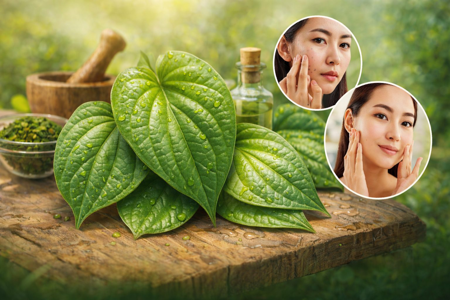 Daun sirih, tanaman herbal multiguna untuk wajah, atasi jerawat, cerahkan kulit, hingga hilangkan panu/Ilustrasi: Indoragamnewscom