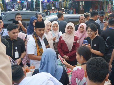 Wakil Gubernur Sumatera Barat Vasko Ruseimy meninjau langsung Pasar Nanggalo Siteba, Padang, untuk memastikan keamanan pangan selama Ramadan