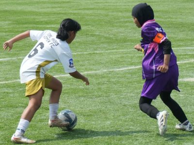 Goal Aksis (PUTIH) menang telak 6-0 atas Putri Patriot Bekasi di Hydroplus Soccer League U-15/Foto: Media Hydroplus Soccer League