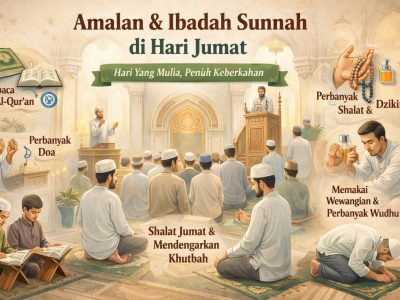 Amalan sunnah hari Jumat mulai dari mandi sunnah hingga sedekah untuk meraih keberkahan dan pahala berlipat ganda/Ilustrasi: Indoragamnewscom