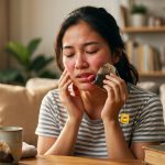 Ilustrasi seseorang sedang mengompres gusi bengkak/Ilustrasi: Indoragamnewscom