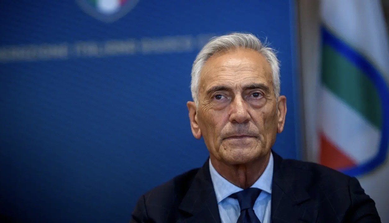 Presiden Federasi Sepak Bola Italia (FIGC) Gabriele Gravina