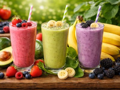 Mixed berries, pisang alpukat, dan blackberry pisang, tiga resep jus kombinasi buah kaya antioksidan yang dapat membantu mendukung program hamil secara alami/Ilustrasi: Indoragamnewscom