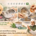 Najis anjing wajib dibasuh 7 kali dengan debu. Begini hukum memelihara anjing, perbedaan pendapat ulama, dan bolehkah sabun menggantikan debu/Ilustrasi: Indoragamnewscom