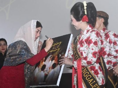 Anggota DPR RI Novita Hardini menghadiri TGX Women Summit 2026 di Gedung Bioskop NSC Kabupaten Trenggalek, Sabtu (18/4/2026)/Foto: Media Center Novita Hardini