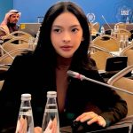 Anggota BKSAP DPR RI, Ruby Chairani Syiffadia saat menghadiri sesi pembahasan Demokrasi dan Hak Asasi Manusia, Jumat (17/4/2026)/Foto : Humas DPR RI