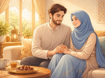 Suami teladan terbaik bagi istri sesuai sunah rasullah SAW. Dari membantu pekerjaan rumah, tidak pernah memukul, hingga menghibur saat sedih/Ilustrasi: Indoragamnewscom
