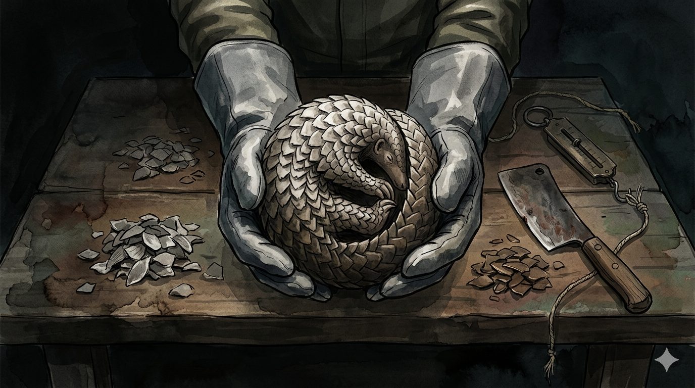 Polres Tasikmalaya tangkap dua penjual trenggiling di Karangnunggal. Satu trenggiling mati, sisiknya dilepas dengan air panas. Terancam 15 tahun penjara.