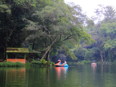 Telaga Remis di Kuningan menyajikan air jernih, hutan pinus, dan mitos tangisan pangeran yang membentuk danau seluas 3,25 hektare.