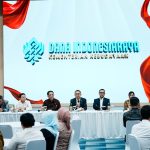 Menteri Kebudayaan Fadli Zon saat memberikan sambutan dalam peluncuran program Dana IndonesiaRaya di Jakarta.