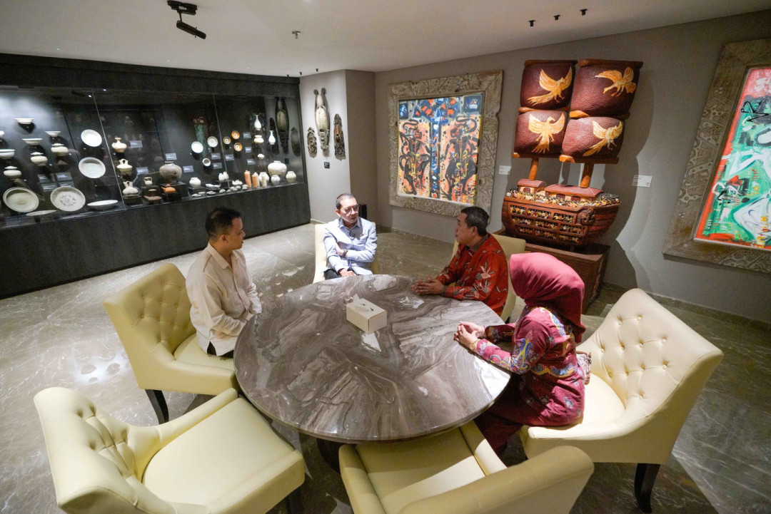 Menteri Kebudayaan Fadli Zon terima audiensi Ketua BPI Fauzan Zidni. Ekosistem film dari hulu ke hilir harus dibenahi, sineas hingga kru. BPI dorong revisi UU Perfilman/Foto: Humas Kemenbud