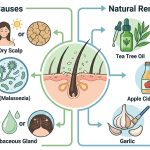 Cara alami atasi ketombe pakai bawang putih, tea tree oil, cuka apel, hingga kelola stres/Ilustrasi: Indoragamnewscom