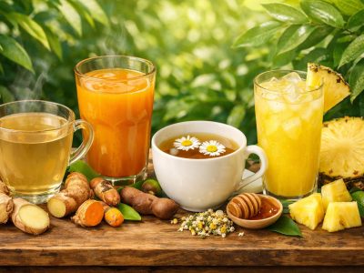 Air jahe, jamu kunyit asam, teh chamomile, hingga jus nanas efektif meredakan nyeri haid/Ilustrasi: Indoragamnewscom
