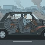 Polusi udara di dalam mobil sering dilupakan. VOC dari interior, emisi kendaraan sekitar, hingga kebocoran gas buang bisa mengancam kesehatan/Ilustrasi: Indoragamnewscom