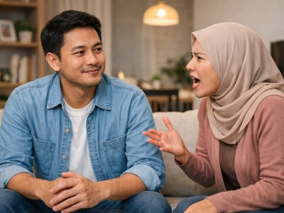 Saat istri marah karena hal sepele, Umar bin Khattab memberi teladan: sabar, memaafkan, dan adil. Islam larang suami lakukan kekerasan/Ilustrasi: Indoragamnewscom