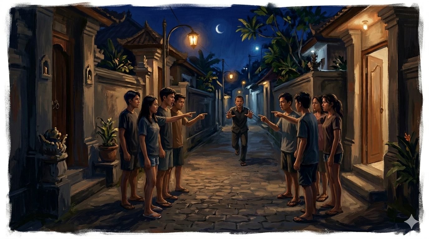 Perkelahian remaja di Ubud, Bali. Keluarga BJS minta polisi adil dan publik tak menghakimi dari informasi medsos yang dinilai sepihak.