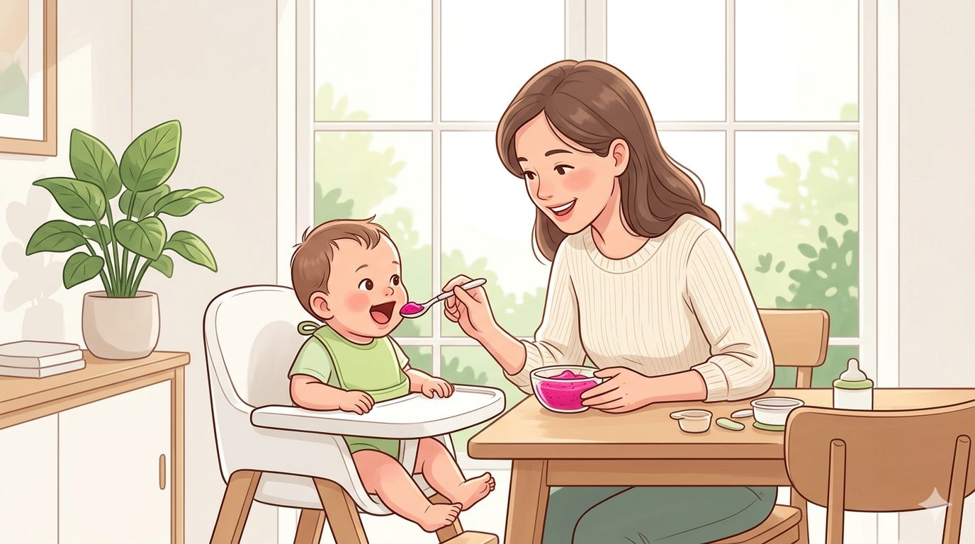 Manfaat buah naga untuk bayi sebagai MPASI. Buah ini kaya omega-3, vitamin C, zat besi, dan serat prebiotik yang baik untuk otak, pencernaan, hingga cegah anemia/Ilustrasi: Indoragamnewscom