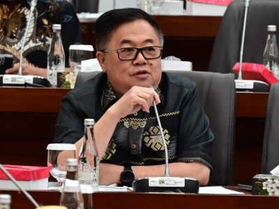 Anggota Komisi VI DPR RI Darmadi Durianto, dalam Rapat Kerja Komisi VI DPR RI dengan Menteri Perdagangan, Budi Santoso di Gedung Nusantara I, Kompleks Parlemen, Senayan, Jakarta, Selasa (19/5/2026)/Foto: Humas DPR RI