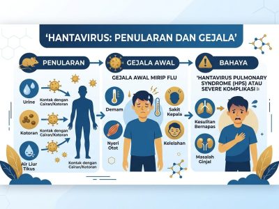 Hantavirus yang menular lewat urine, kotoran, air liur tikus. Gejala awal mirip flu, bisa membahayakan/Ilustrasi: Indoragamnewscom