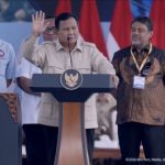 Presiden Prabowo Subianto hadir di kawasan Monas pada peringatan Hari Buruh 1 Mei 2026/Foto: Setpres