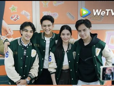 Diandra Agatha dan Antonio Blanco Jr dalam sesi foto perilisan serial "Asmara Asrama" WeTV Indonesia di Depok, Jawa Barat/Foto: WE TV